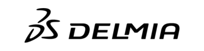 delmia black logo